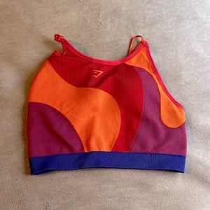 Gymshark multicolored sports bra